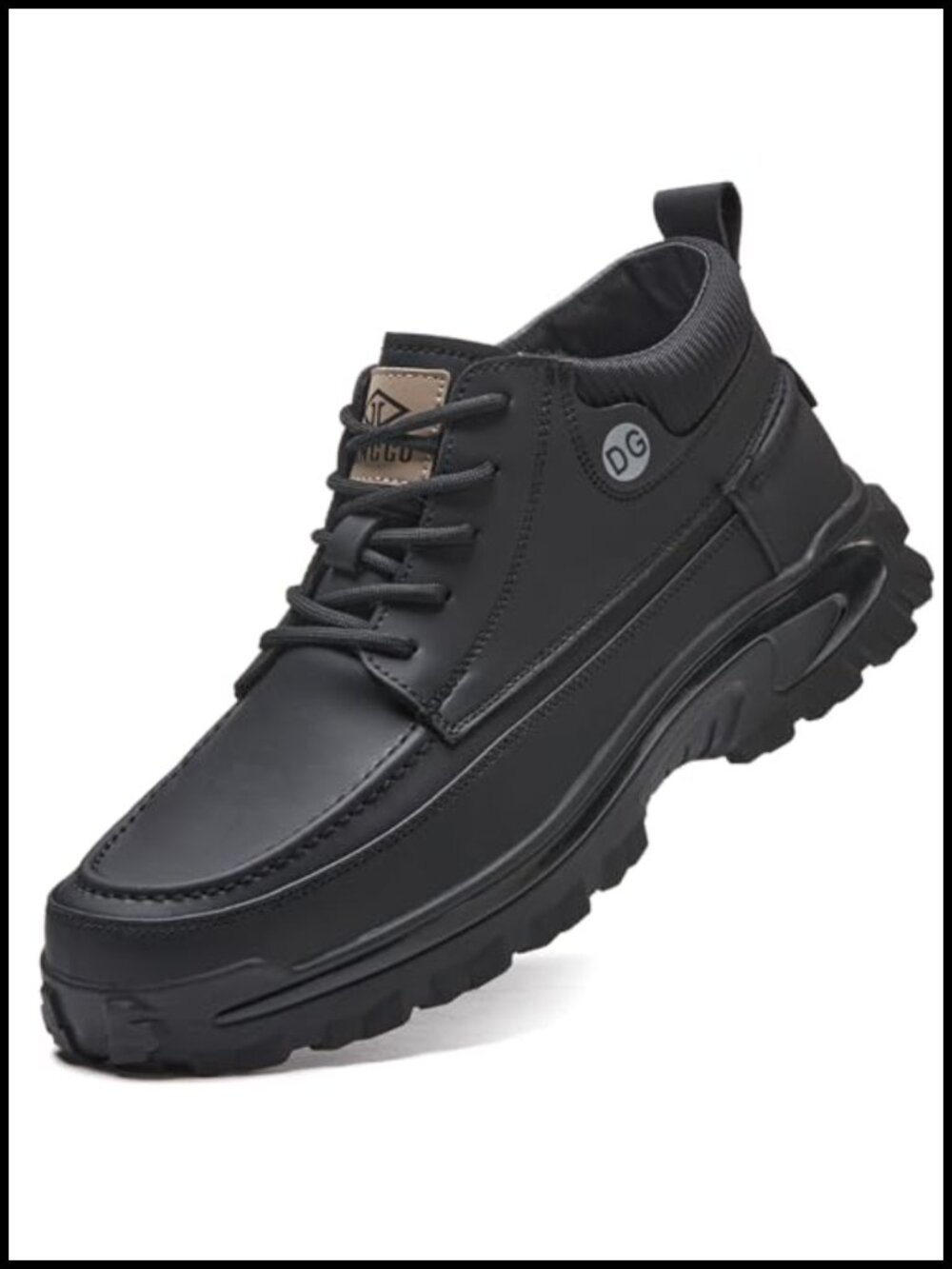 Men's Non Slip Work Boots Comfortable Slip Resistant Work Shoes Ankle-High